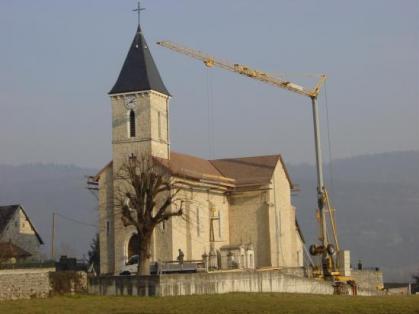 Grue POTAIN flèche de 25 mètres.
