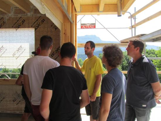 Visite chantier BTS SCBH Cormaranche-en-Bugey